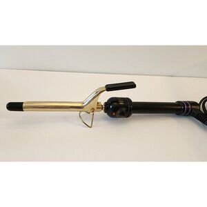 HOT TOOLS 24k GOLD PROFESSIONAL 5/8" CURLING IRON MODEL 1109 HEATS QUICKLY